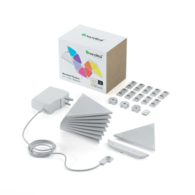 Nanoleaf Shapes Triangles Mini Starter Kit - 9 Panels - إضاءة